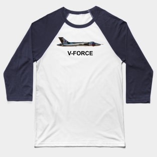 Avro Vulcan - V-Force Bomber Baseball T-Shirt